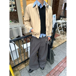 时尚长袖开衫翻领夹克百搭慵懒潮流新日系流行513AJK2380P60图片