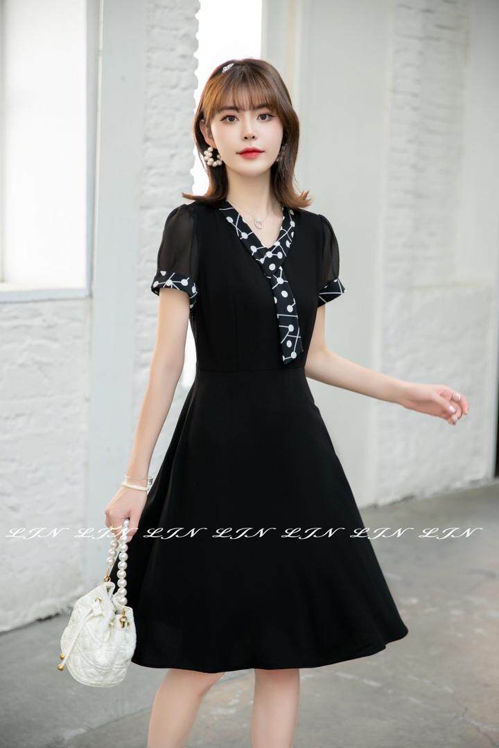 连衣裙简单大方，女装连衣裙，莲佳妮