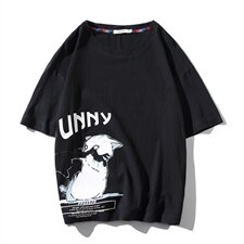 2021夏季新日系网格风大码男棉麻短袖亚麻风印花T恤T1002-P30，男装T恤，电商A001