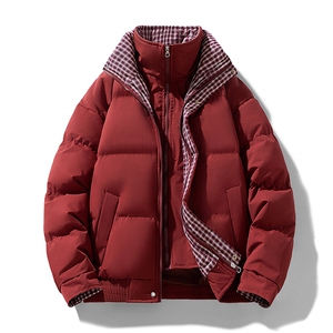 冬季新品得物美式潮流高品质格子加绒加厚棉衣外套棉服MY5566-P88图片