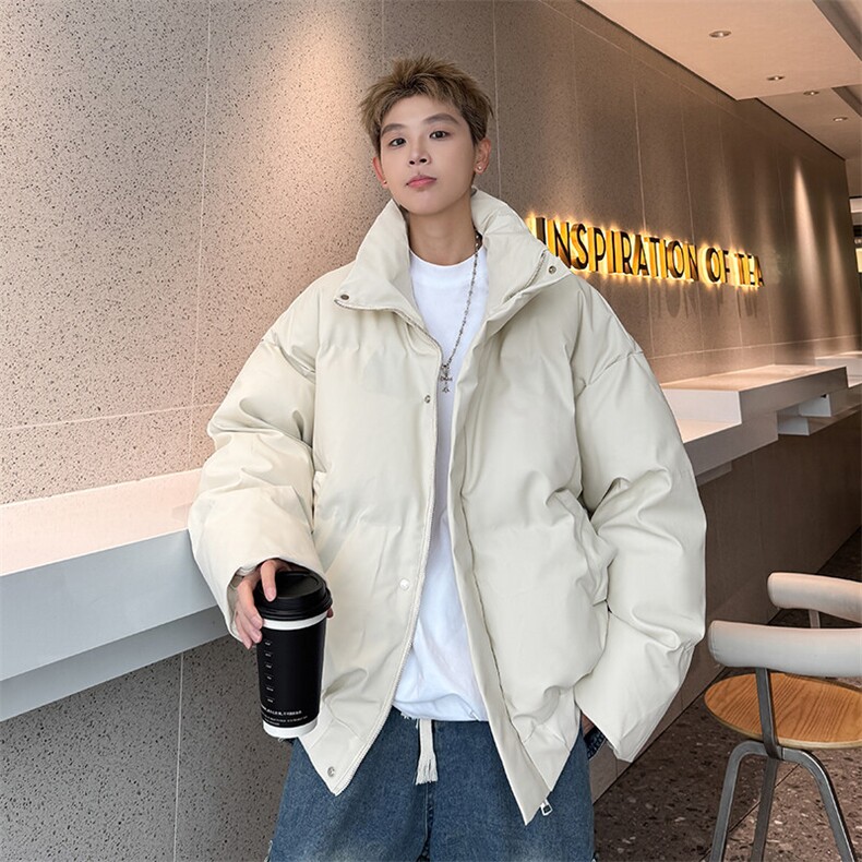 冬季短款pu皮衣棉服面包服棉衣男外套MY258P80,男装皮衣,星座1904A-1