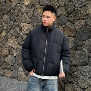 2025冬季标90绒立领白鸭绒羽绒服大码 357-p320图片
