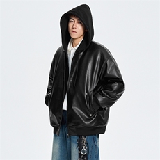 现货冬季皮衣棉服得物二开跑量款棉衣男女同款C323-1-MY8861-P115，男装皮衣，电商C323-1