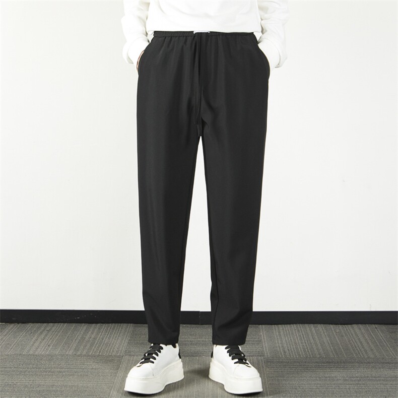 男士夏季韩版潮流直筒百搭春季薄款男生冰丝裤运动裤VS300/P44，男装西裤，星座506