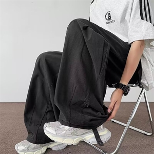 日系复古cityboy宽松工装裤阔腿百搭情侣休闲长裤子男A8866-p48图片