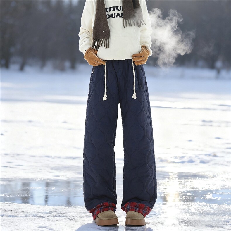 【现货】XZ612-K232-P65冬季棉裤葫芦纹压线加绒防水滑雪裤防风裤，男装棉裤，星座612