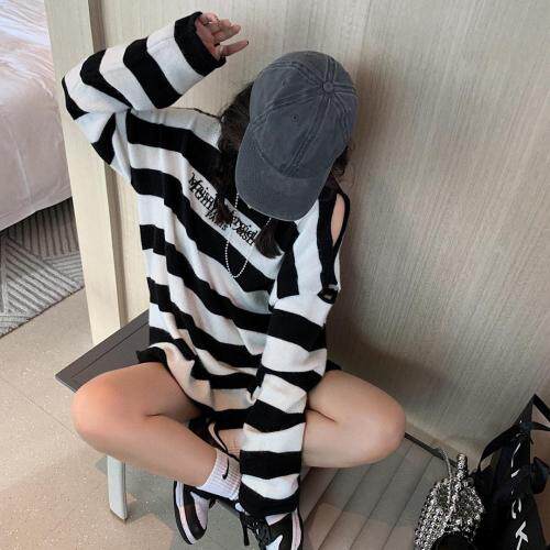 Mm6条纹毛衣，女装针织衫/毛衣，XTZ style