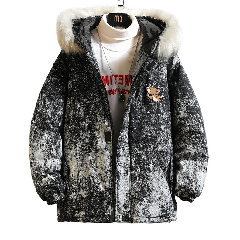 MC49132-P135日系潮棉衣男大码派克服男工装棉服外套棉袄砖墙,男装棉衣,电商A040A