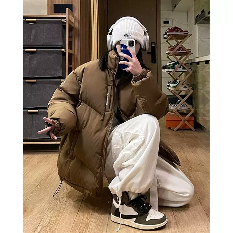 面包服男韩版ins潮流bf原宿风冬季加厚情侣保暖棉袄棉服外套潮,男装棉衣,星座302B