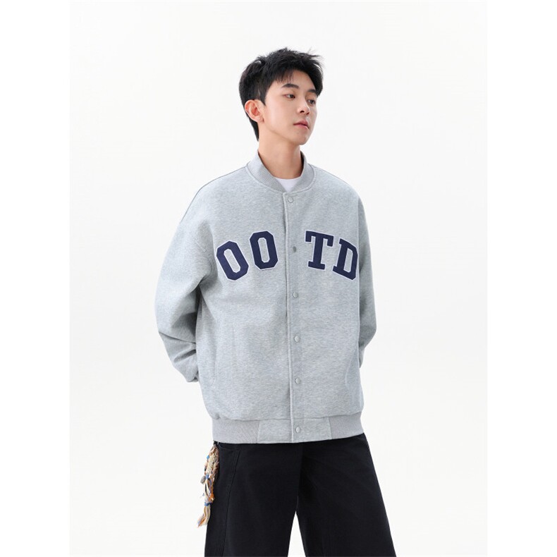 潮牌学院风字母刺绣夹克棒球服WT2556-特P66-控128,男装夹克,星座609