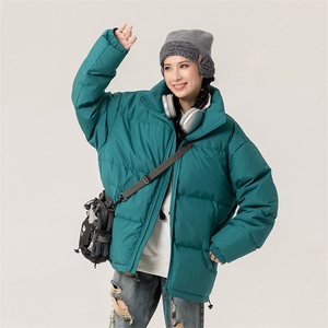 新标白鸭绒简约休闲立领外套纯色潮流加厚羽绒服ESY0215-P150图片