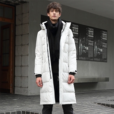 数据外模男女款长款户外连帽外贸团体服工作服羽绒服男，男装羽绒服，星座301D-5(原星座1415）