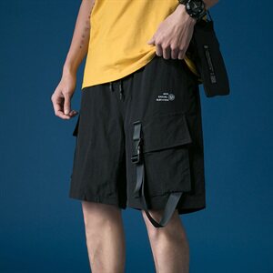 【】A003-HK7119-P48夏装新款个性扣带时尚休闲短裤 蒙马特图片
