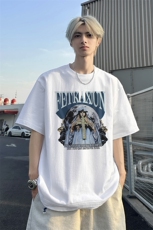 240g美式重磅短袖T恤FSDX253M-5XL特批25无差价控48，男装T恤，电商B219B