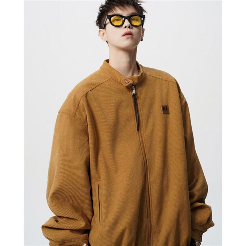 立领灯芯绒棉衣男士秋冬新款保暖棉服休闲棉袄冬季外套JH515,男装棉衣,星座1116A（原606A-3）