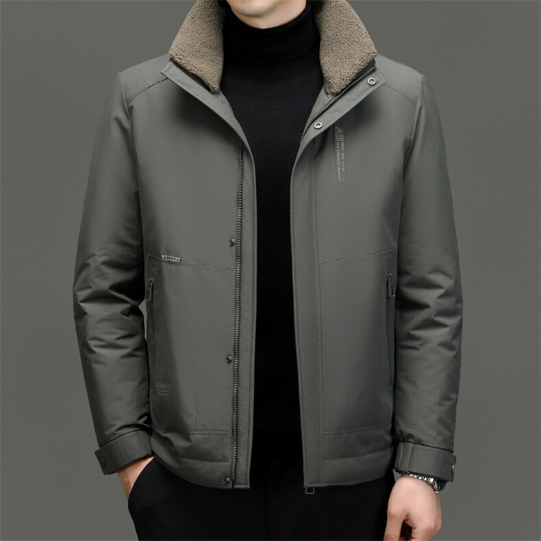 DF2349钱塘2020-2时尚休闲冬季厚款百搭中年男士羽绒服P293，男装羽绒服，钱塘207-2