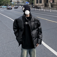 立领棉衣棉服男宽松纯色棉袄加厚M0225-P98，男装棉衣，星座308B-1