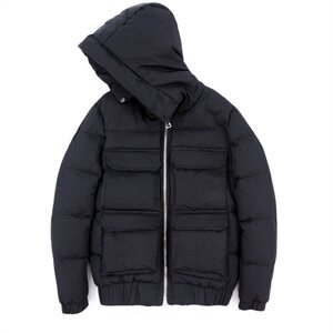 社会风20纯色多口袋修身连帽棉衣潮男B297-8806-P140控188图片