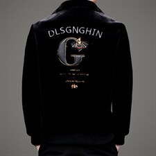 新款中青年男式翻领外套金貂绒保暖休闲夹克外套SNNJDR11807-P350,男装夹克,电商B212（原钱塘6029）
