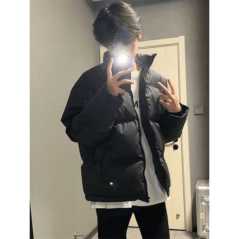 现货高品质美式高街冬季重磅三防羽绒棉衣男女加厚外套棉服冬,男装棉衣,电商A443