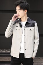 衬衣男韩版帅气2021新款长袖休闲宽松工装男士衬衫外套JK163-P50，男装夹克，星座1206（原A206）