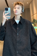 特批P38无差价秋季新款港风扎染花衬衫男士痞帅时尚衬衣外套C2534，男装衬衫，电商A001