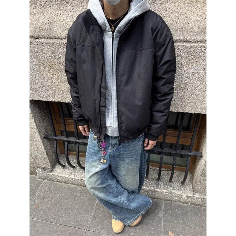 W9399-P60网图现货新款美式高街潮流立领夹克外套棒球服,男装夹克,星座1608-2