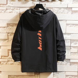 JK41006-P85 加棉款-P115 纯棉连帽夹克男士大码工装夹克男 砖墙图片