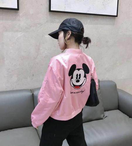 春季米老鼠外套，女装，玉米青豆