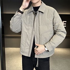 新标902025新款男士白鸭绒翻领简约休闲百搭羽绒服5979-P275，男装羽绒服，电商A413