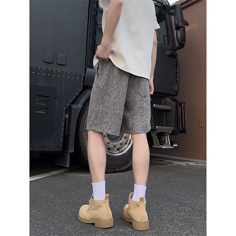 A178男女同款冰丝速干短裤休闲夏季外穿宽松休闲裤DK160-P28,男装休闲裤,电商A178