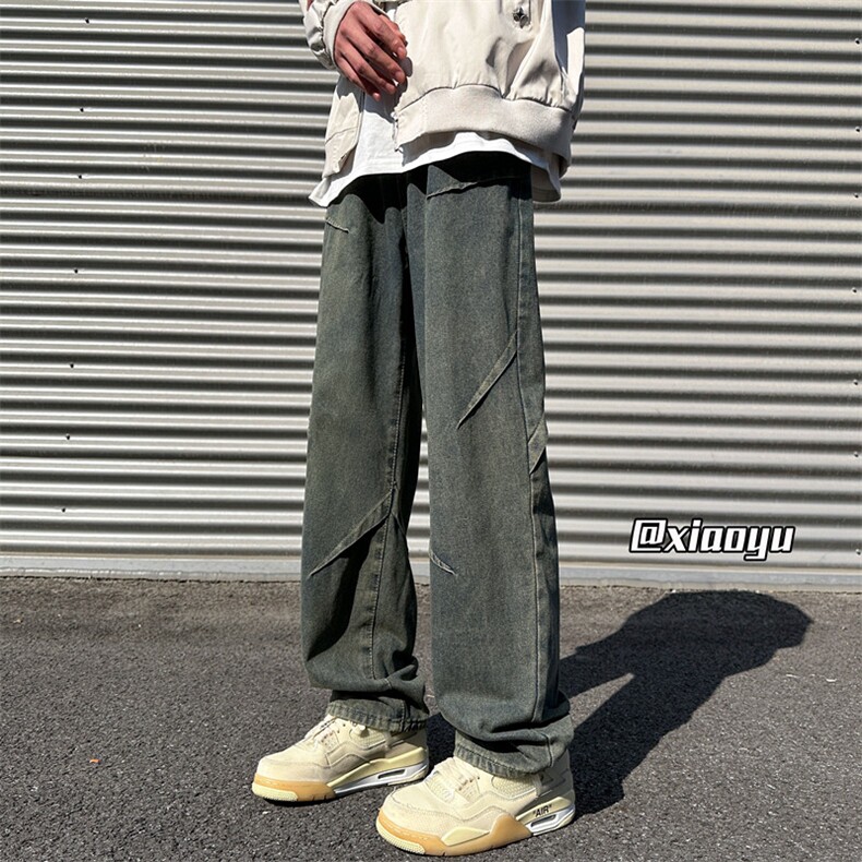 XZ616春季新款复古设计感牛仔裤休闲长裤TY969P65控78,男装牛仔裤,星座512A（原616）