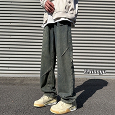 XZ616春季新款复古设计感牛仔裤休闲长裤TY969P65控78，男装牛仔裤，星座512A（原616）