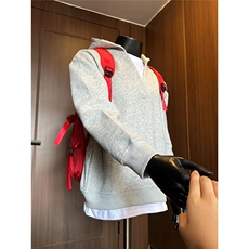 【现货】美式复古宽松假两件卫衣男女设计感长袖网图TX227-特P39，男装卫衣，电商C213(原B265)