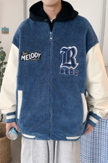 冬季青少年潮羊羔绒棉服加绒加厚棉衣外套男女8890-P115控价138，男装棉衣，电商A441-1