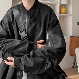 2025秋季新款美式高街飞行夹克男士潮流棒球服外套 D368 P118图片