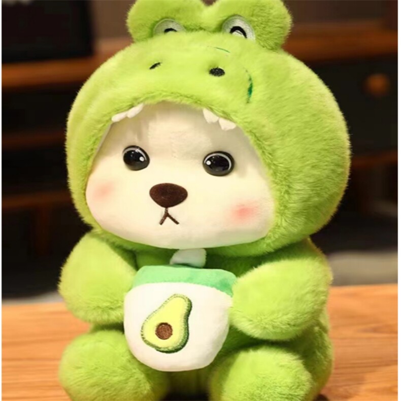 抱水果青蛙--精品款，琦琳玩具