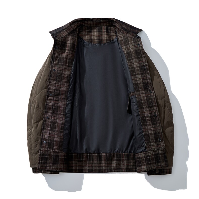 男士短裤假两件羽绒服外套D213-8155-P305,男装牛仔裤,电商D213