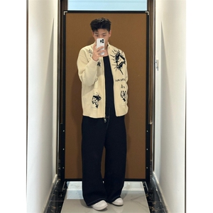 【有货】5504CC-特P58 手稿开衫毛衣外套男情侣针织衫线衣图片