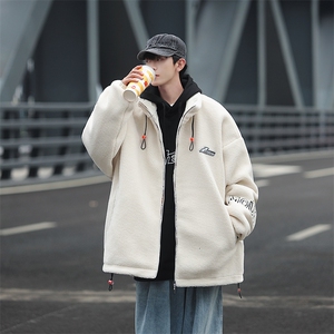中性风立领羊羔绒棉服冬季cityboy加厚棉衣男女同款M8866-P100图片