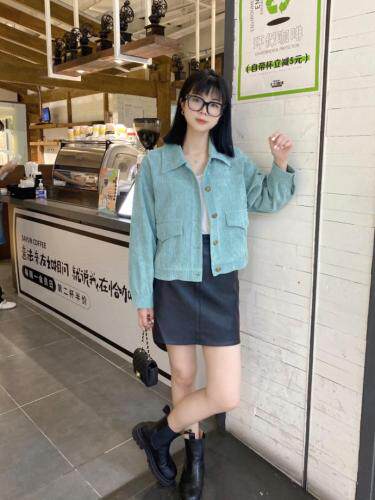 【现货】2021秋季新品灯芯绒系列外套主推款，其它，蓝典