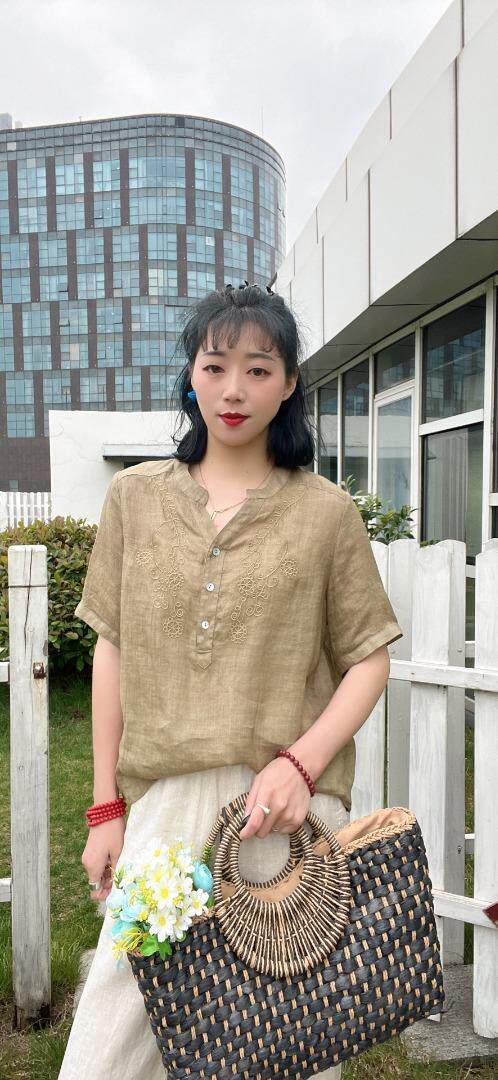 苎小衫 纯苎时尚女装巜川哲》4028，其它，川哲