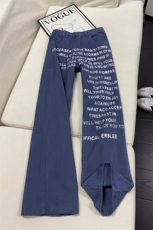 B221美式ins高街直筒字母印花休闲洗褪牛仔裤LK25591-特P45控78，男装牛仔裤，电商B221