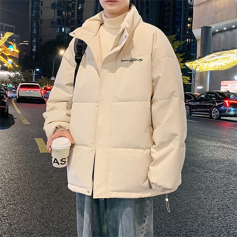 现货 抖音得物可供视频 冬季三防加厚羽绒棉衣外套面包棉服 81136图片