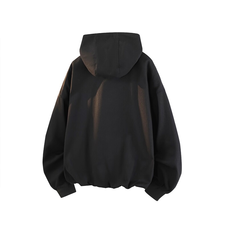 8XL-M美式复古撞色连帽水洗夹克男高级感做旧情侣外套JK1327P88,男装夹克,电商D206-1