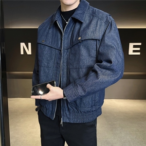 新标90羽绒服男冬季2025新款牛仔外套A313-5551-P235有报告图片