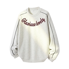 得物供货、复合重磅420克现货圆领卫衣宽松HD019-1-YLT25241-P35，男装卫衣，电商019-1