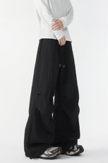 8XL-M新款速干肌理感直筒工装裤男宽松早秋休闲裤阔腿裤K9172P68，男装工装外套，电商D206-1