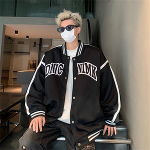 B359-WH8810-特P88限价129高品质加厚夹棉棒球服男生外套美式棉服图片