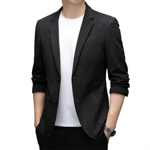6616-1秋冬新款男士西服外套商务休闲男装通勤P143图片